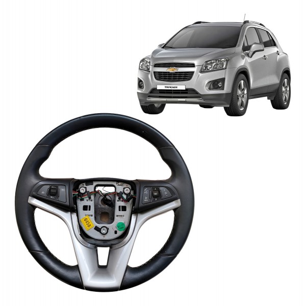 Volante Direção Gm Tracker 2013 2014 2015 2016 Com Comando