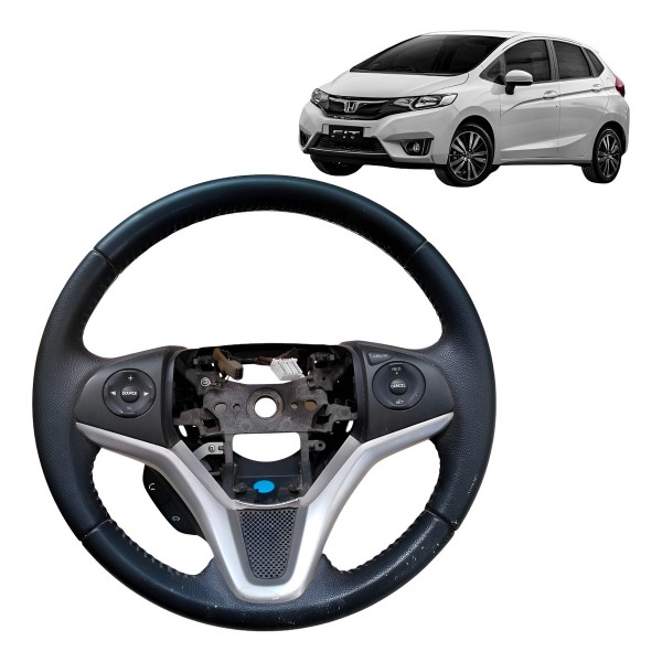 Volante Direção Honda Hrv 2015 2016 2017 A 2020 Com Comando