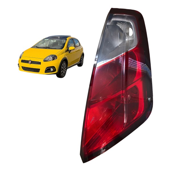 Lanterna Traseira Direita Fiat Punto T-jet 2009 2010 A 2012 Direito/passageiro Vermelho