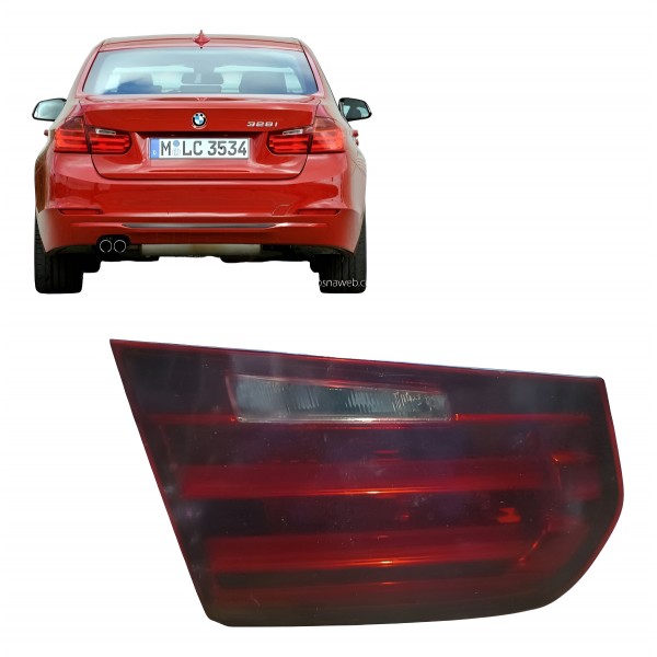 Lanterna Esquerda Tampa Traseira Bmw 328i 2012 2013 A 2015 Esquerdo/motorista