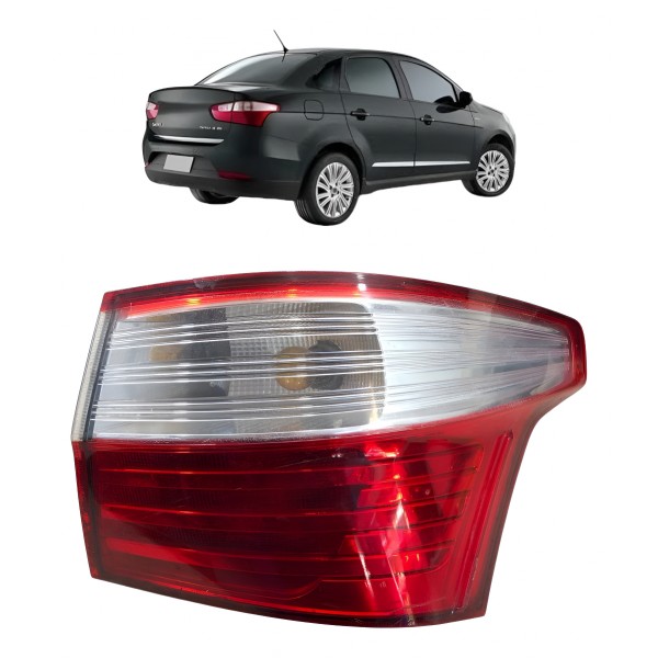 Lanterna Traseira Direita Fiat Grand Siena 2012 2013 A 2018 Direito/passageiro