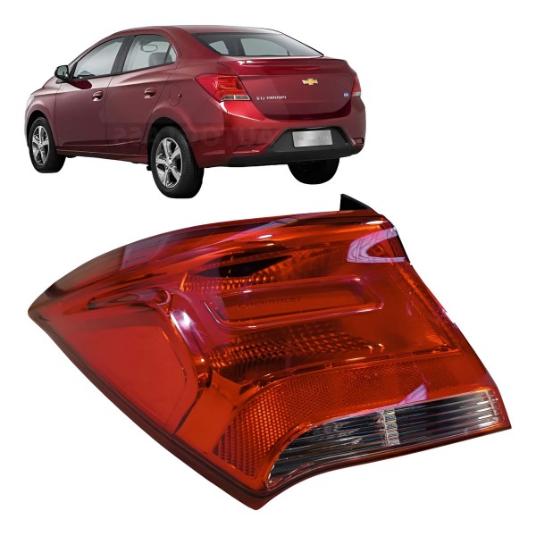 Lanterna Traseira Esquerda Gm Prisma 2017 2018 2019 Esquerdo/motorista