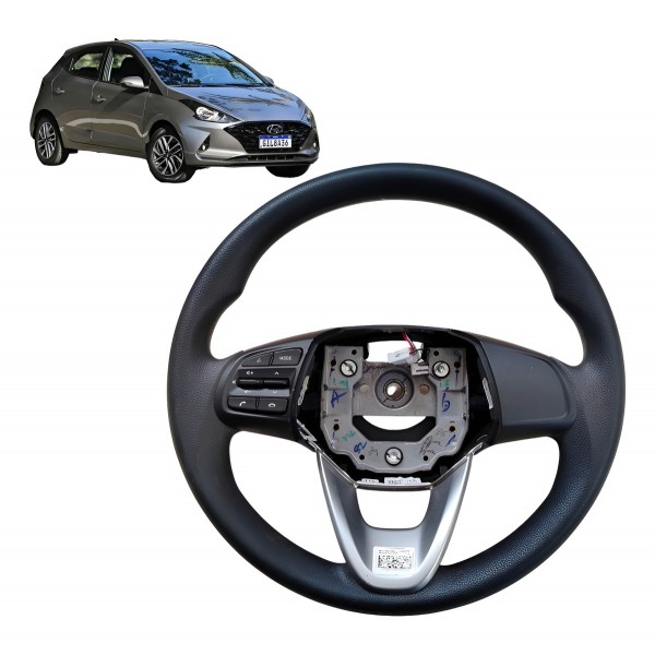 Volante Direção Hyundai Hb20 2020 2021 2022 2023 Com Comando