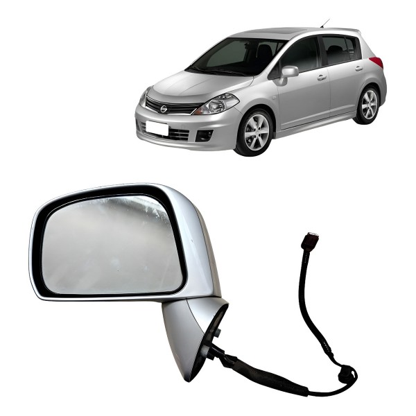 Retrovisor Elétrico Esquerdo Tiida 2008 2009 A 2013
