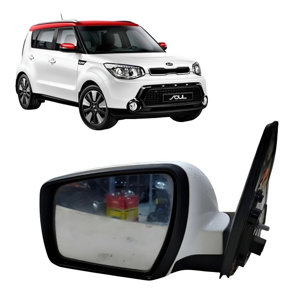 Retrovisor Esquerdo Eletrico Kia Soul 2008 2009 A 2012