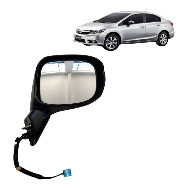 Retrovisor Direito Eletrico Civic 2012 A 2016 Detalhe