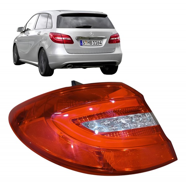 Lanterna Traseira Esquerda Mercedes B200 2013 2014 2015 2018 Esquerdo/motorista