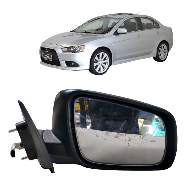 Retrovisor Elétrico Direito Lancer 2009 2010 A 2016 Detalhe