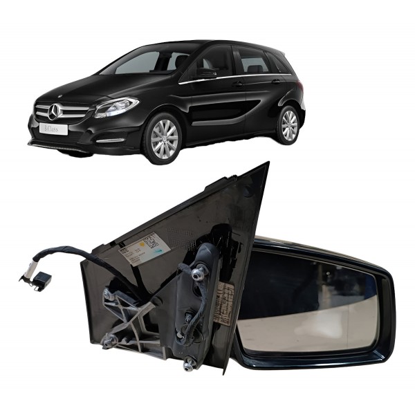 Retrovisor Elétrico Direito Mercedes B200 2013 2014 Detalhe