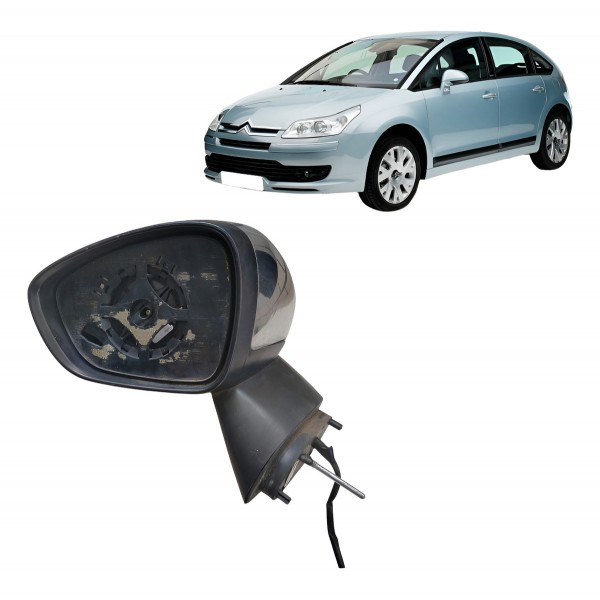 Retrovisor Esquerd Eletric Peugeot 308 408 2012a2017 S/lente