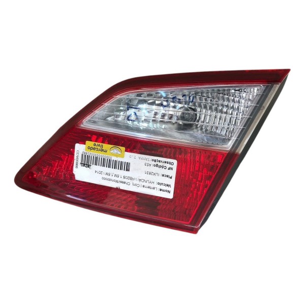 Lanterna Direita Tampa Traseira Hb20 Sedan 2014 2015 2016 Direito/passageiro