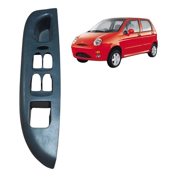 Moldura Botão Vidro Dianteiro Esquerdo Chery Qq 2010 A 2015