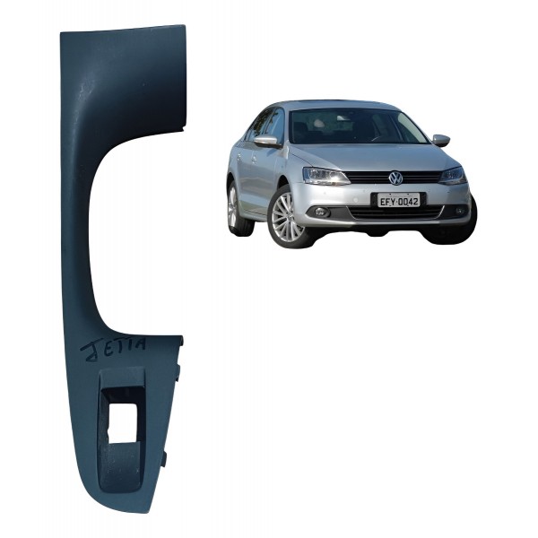 Moldura Botão Vidro Tras. Esquerdo Vw Jetta 2011 2012 2013