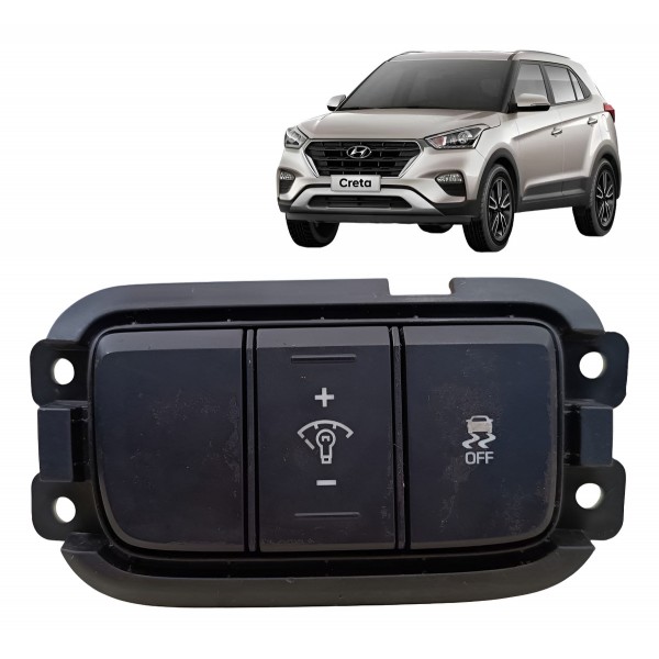 Botão Controle Luz Tração Luz Hyundai Creta 2017 A 2022