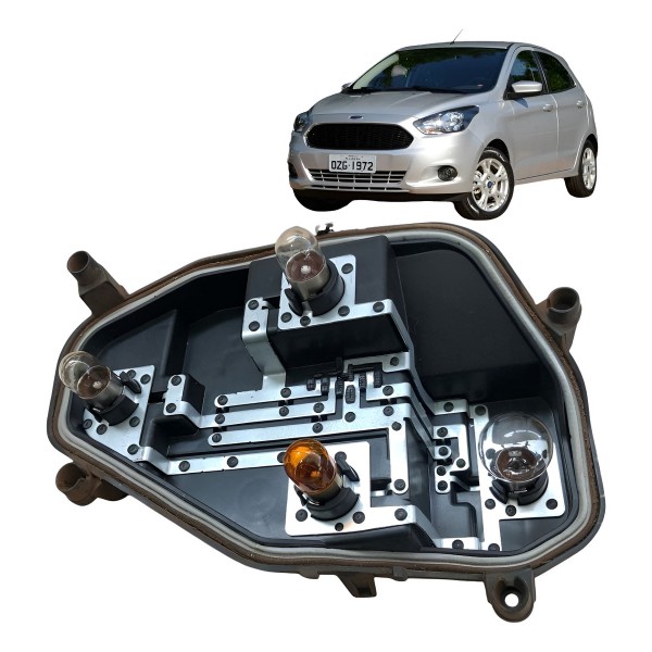 Circuito Lanterna Traseira Direita Ford Ka Hatch 2015 2016 Direito/passageiro Preto