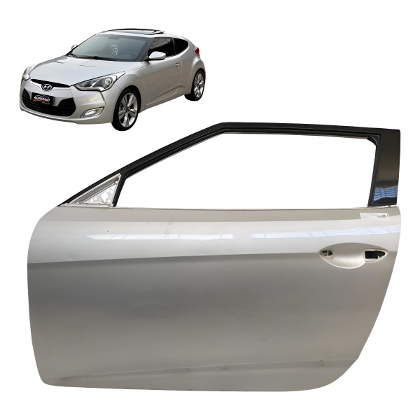 Porta Dianteira Esquerda Hyundai Veloster 2011 2012 A 2014 Prateado