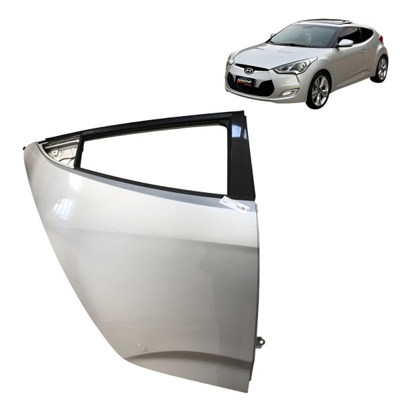Porta Traseira Direita Hyundai Veloster 2011 2012 A 2014 Prateado