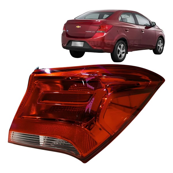 Lanterna Direita Gm Prisma 2017 2018 2019 Original 52137181 Direito/passageiro Vermelho