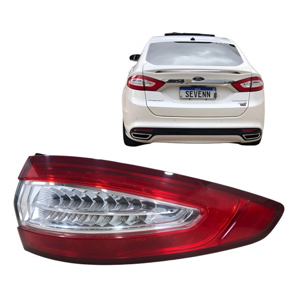 Lanterna Direita Ford Fusion 2013 2014 2015 Led Original Direito/passageiro Vermelho