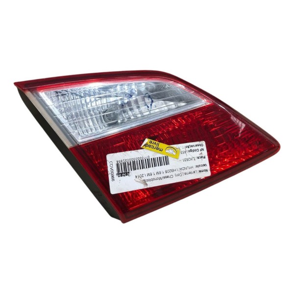 Lanterna Esquerda Hb20 Sedan 2014 2015 2016 Aplique Tampa Esquerdo/motorista Vermelho