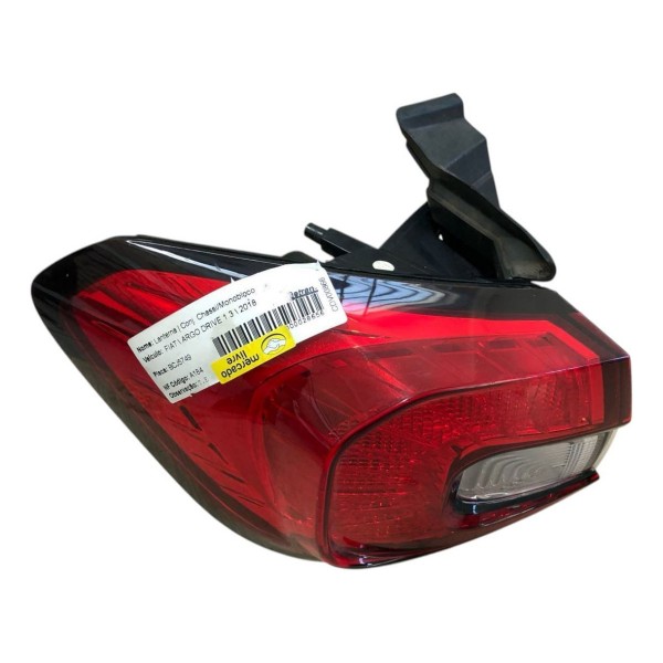 Lanterna Esquerda Fiat Argo 2017 2018 2019 2020 Original Esquerdo/motorista Vermelho