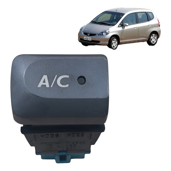 Botão Interruptor Ar Condicionado Honda Fit 2003 2004 A 2008