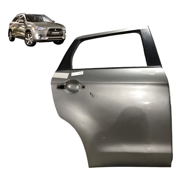 Porta Traseira Direita Mitsubishi Asx 2011 2012 2013 A 2018 Prateado