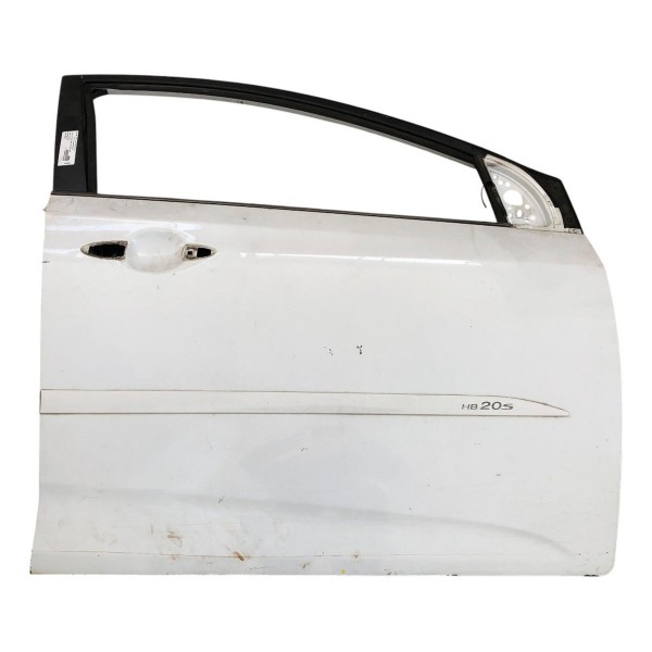 Porta Dianteira Direita Hyundai Hb20 Sedan 2016 2017 A 2019 Branco