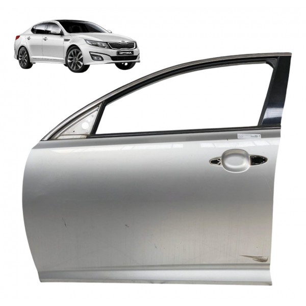 Porta Dianteira Esquerda Kia Optima 2013 2014 2015 A 2018 Prateado
