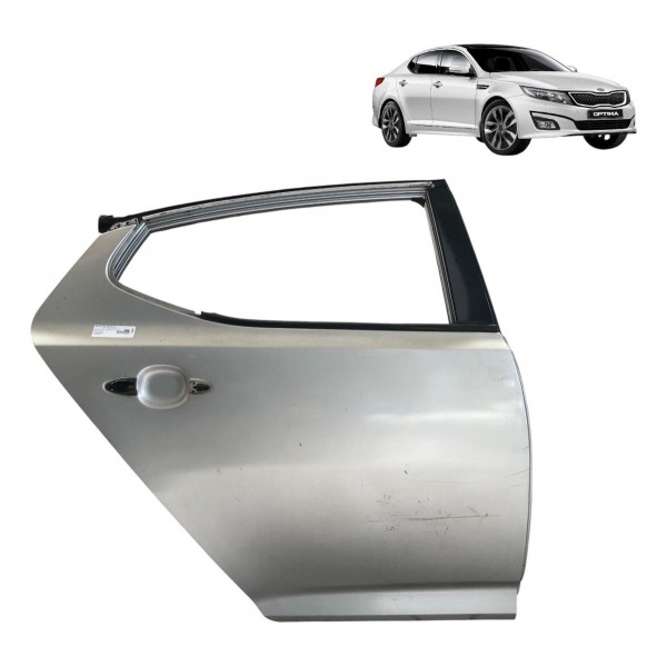 Porta Traseira Direita Kia Optima  2013 2014 2015 A 2018 Prateado
