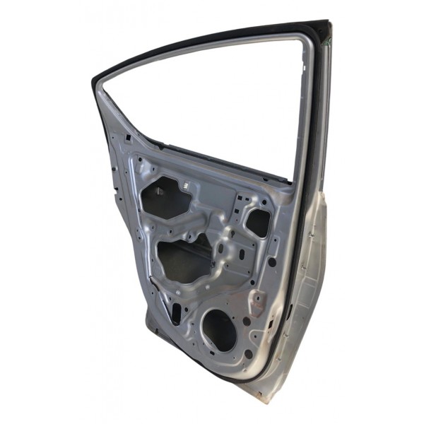 Porta Traseira Esquerda Nissan Versa 2014 2015 2016 A 2019 Prateado