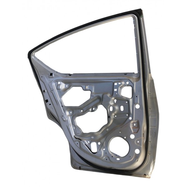 Porta Traseira Esquerda Nissan Versa 2014 2015 2016 A 2019 Prateado