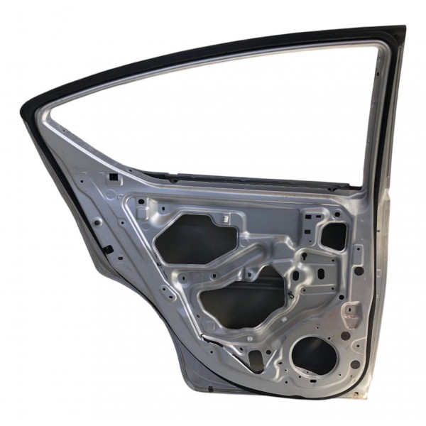 Porta Traseira Esquerda Nissan Versa 2014 2015 2016 A 2019 Prateado