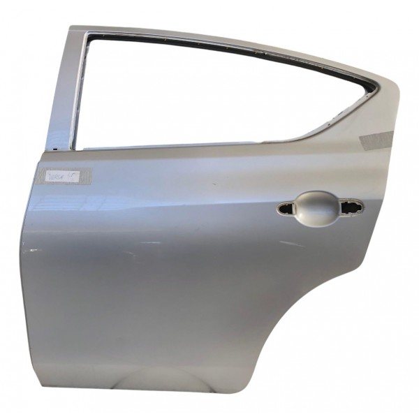 Porta Traseira Esquerda Nissan Versa 2014 2015 2016 A 2019 Prateado