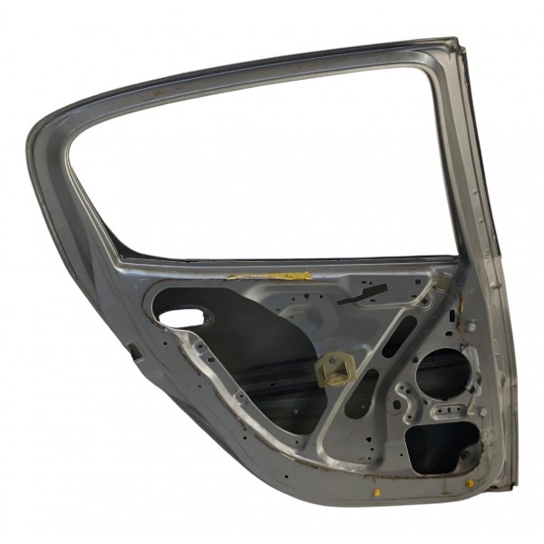 Porta Traseira Esquerda Peugeot 207 Passion 2009 2010 A 2013 Direita Prateado