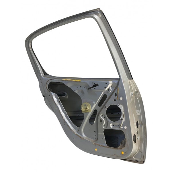 Porta Traseira Esquerda Peugeot 207 Passion 2009 2010 A 2013 Direita Prateado