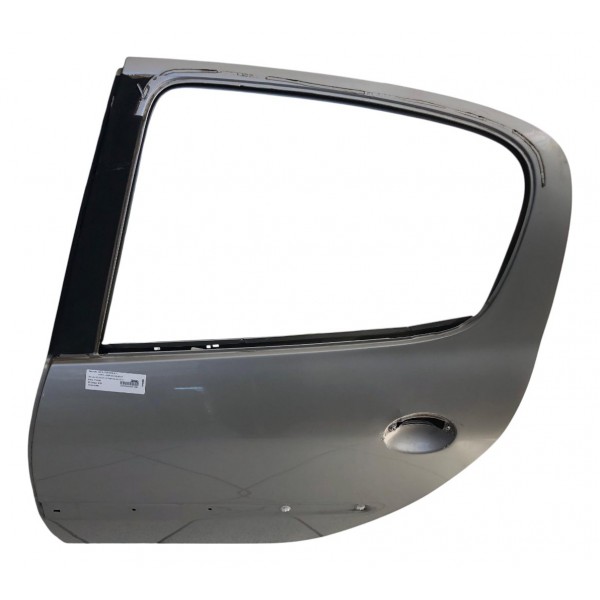 Porta Traseira Esquerda Peugeot 207 Passion 2009 2010 A 2013 Direita Prateado