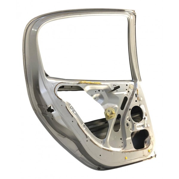 Porta Traseira Esquerda Peugeot 207 Passion 2009 2010 A 2013 Direita Prateado