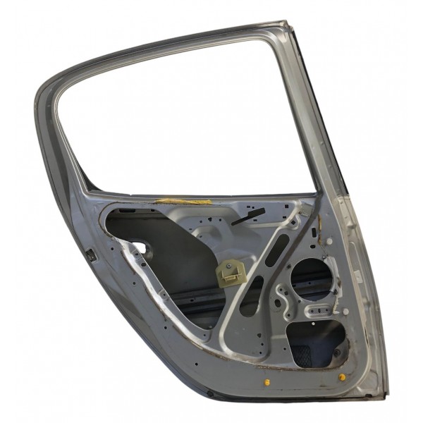 Porta Traseira Esquerda Peugeot 207 Passion 2009 2010 A 2013 Direita Prateado