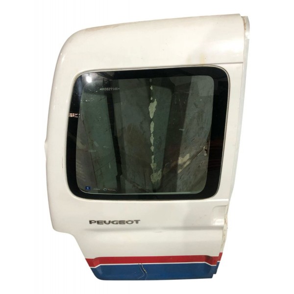 Porta Articulada Traseira Esquerda Partner 2010 2011 A 2018 Branco
