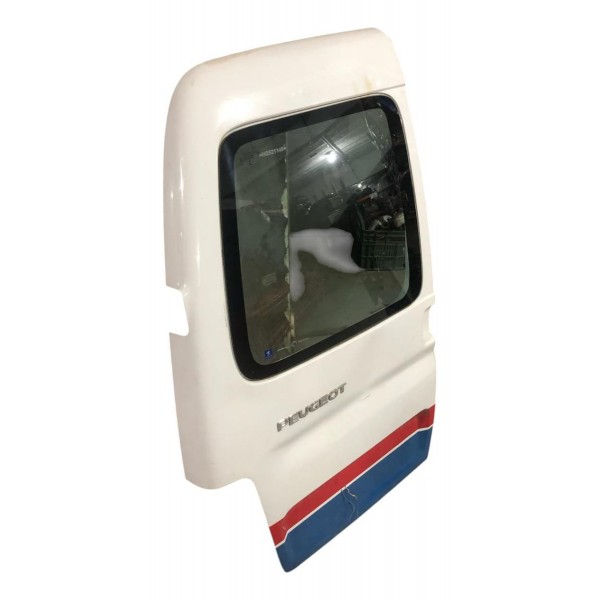 Porta Articulada Traseira Esquerda Partner 2010 2011 A 2018 Branco