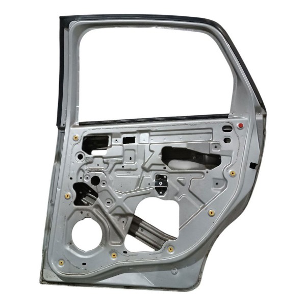 Porta Traseira Direita Fiat Gran Siena 2012 2013 2014 A 2022 Prateado