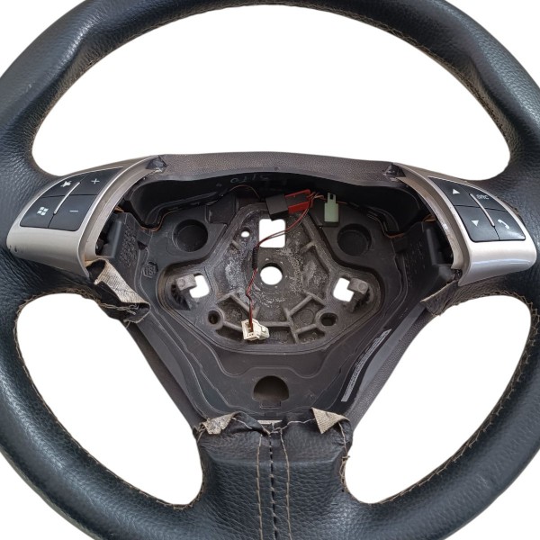 Volante Direção Fiat Punto T-jet 2009 2010 A 2012 Encapado Preto