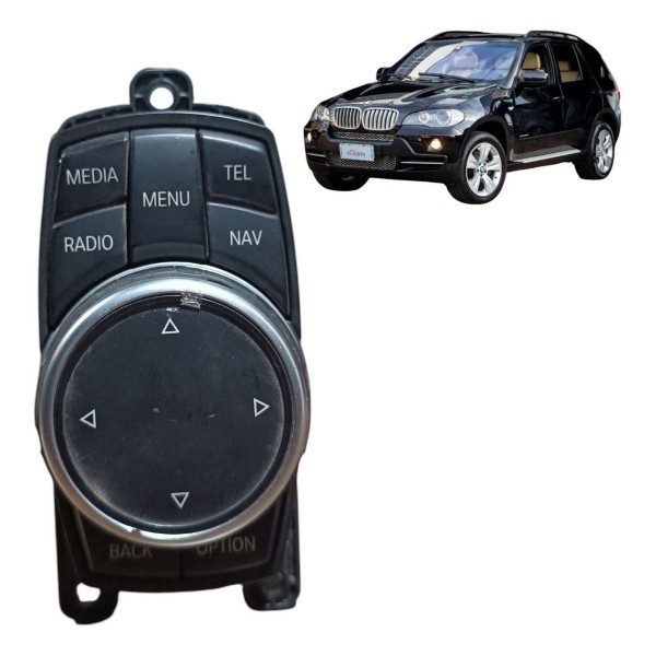Botão Comando Idrive Multimidia Bmw 320i X4 X5 2010 A 2017