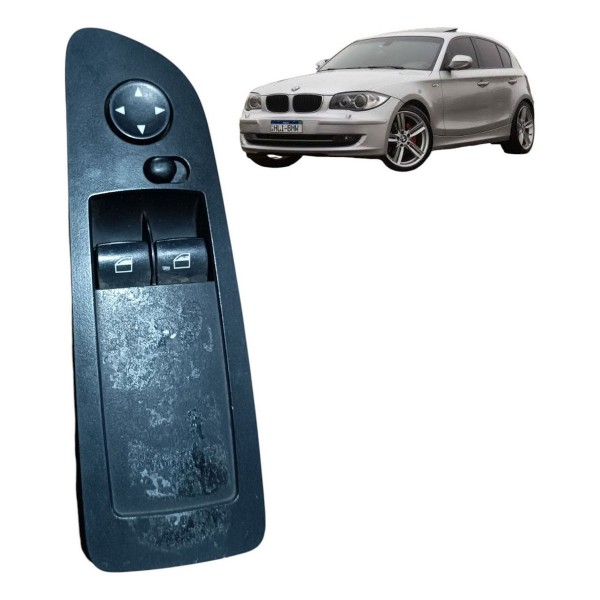 Botão Vidro Dianteiro Esquerdo Bmw 118i 120i 2008 A 2014