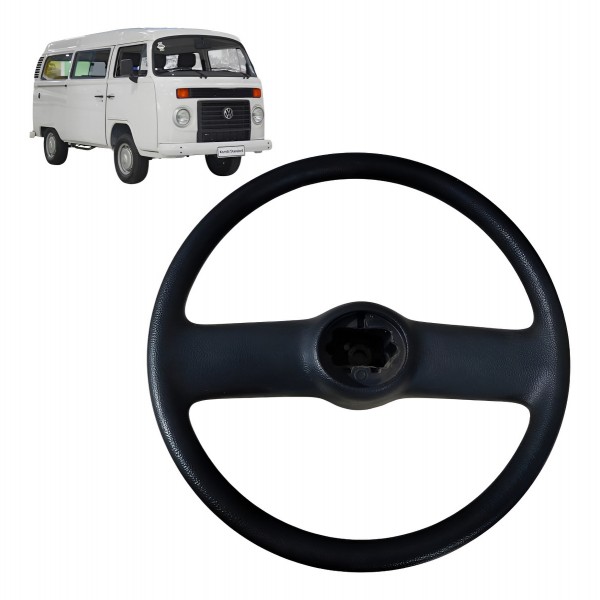 Volante Direção Volkswagen Kombi 1998 1999 2000 A 2013 Preto