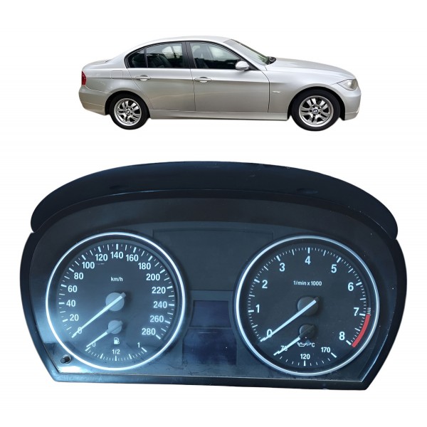 Painel Instrumento Velocímetro Bmw 320i 2007 2008 2009 2010 Preto