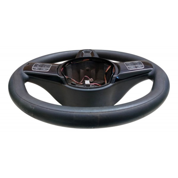 Volante Direção Fiat Mobi 2016 2017 2018 2020 Com Comando Preto