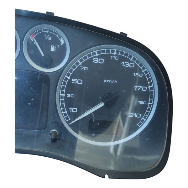 Painel Instrumento Velocímetro Peugeot 307 2004 2005 Manual Preto