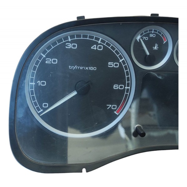 Painel Instrumento Velocímetro Peugeot 307 2004 2005 Manual Preto